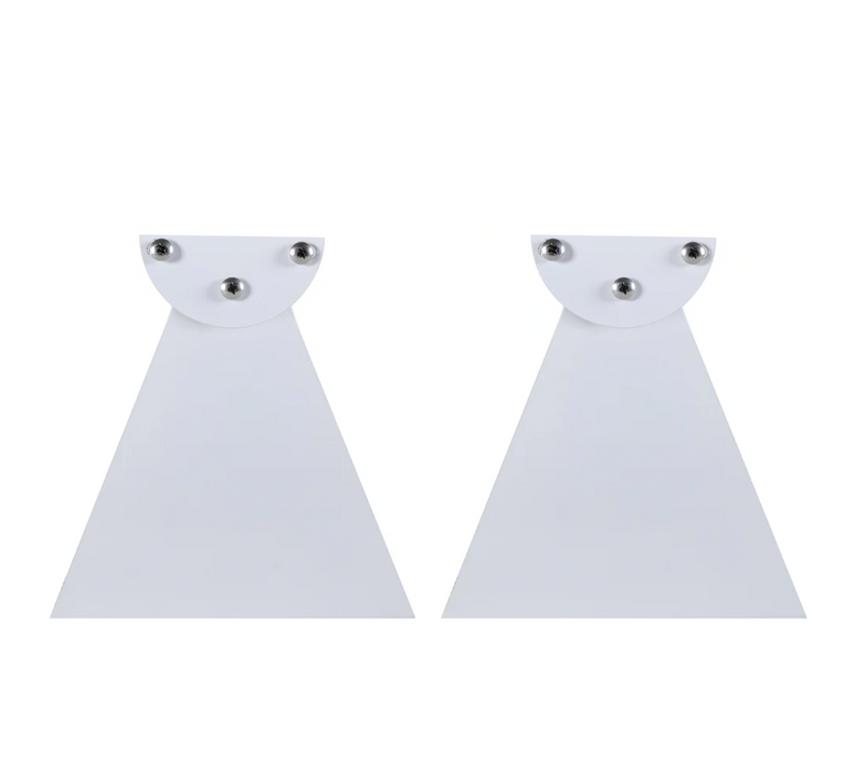 Standard 6 Inch Pair of Replacement W/WD Series Infratech Heater Brackets - 22 1151WH - White