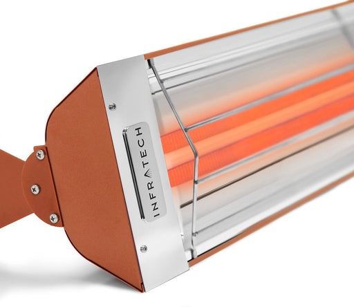 Infratech WD Series Dual Element WD6048CP 6000 Watts 480V 12.5 Amps Infrared Electric Patio Heater 61.25 x 8 x 3 in. Copper Color