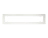 Infratech 18 2302WH 48 in. Flush Mount Frame - 48 x 8 x 18 gauge 304 SS in. - White Color