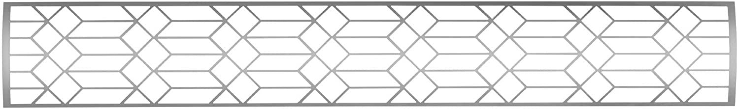 Infratech SS2D39 Dual Element Craftsman Motif Upgrade Kit For 39 Inches Heaters - Stainless Steel Color