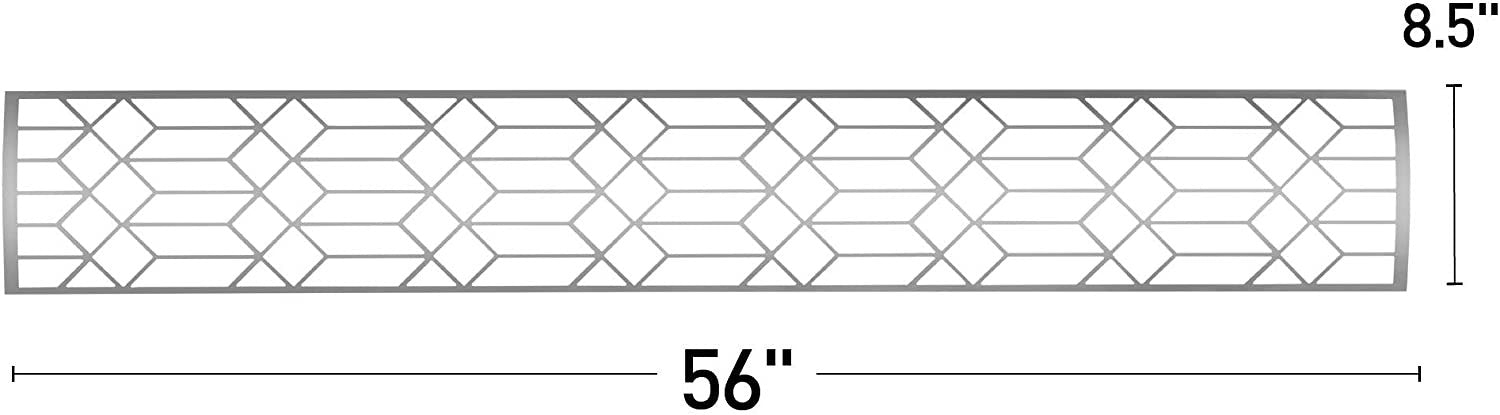 Infratech SS2D61 Dual Element Craftsman Motif Upgrade Kit For 61 Inches Heaters - Stainless Steel Color