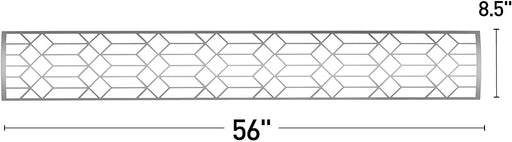 Infratech SS2D61 Dual Element Craftsman Motif Upgrade Kit For 61 Inches Heaters - Stainless Steel Color