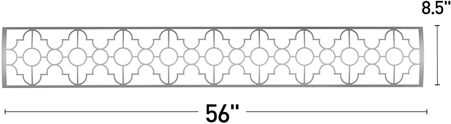 Infratech SS3S61 Single Element Mediterranean Motif Upgrade Kit For 61 Inches Heaters - Stainless Steel Color