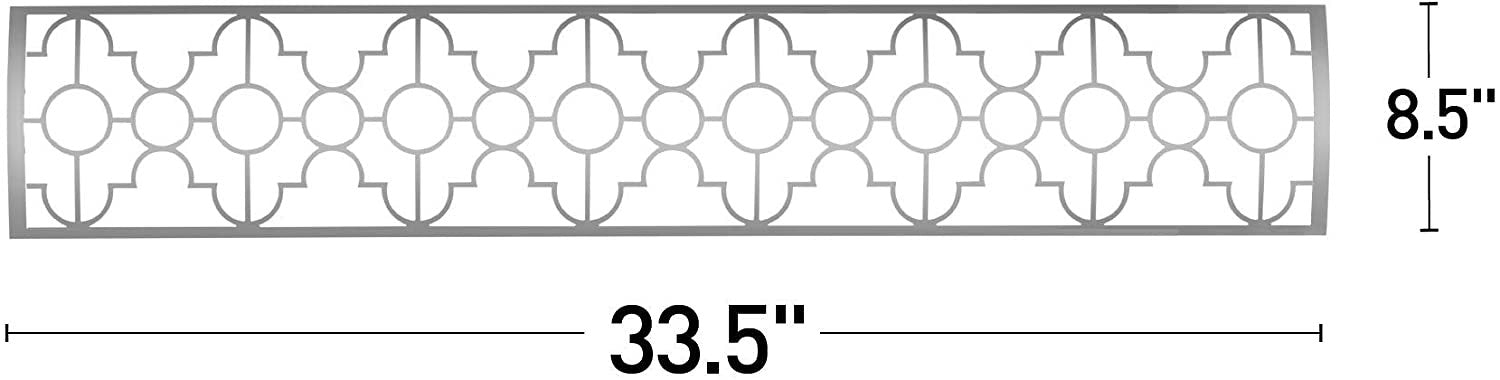 Infratech SS3S39 Single Element Mediterranean Motif Upgrade Kit For 39 Inches Heaters - Stainless Steel Color