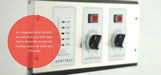 Infratech 30 4045 Solid State Control - 1 Zone Analog Control with Digital Timer - 4.5 x 6.75 x 2.5 in. - White Color