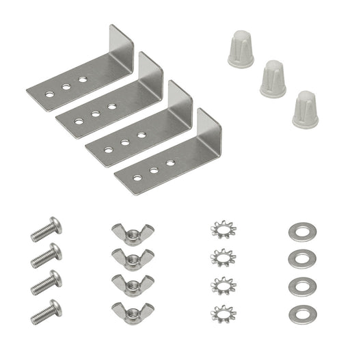 Infratech Heater Part - Tab set for Flush Mount Frame (4 Piece with Hardware)