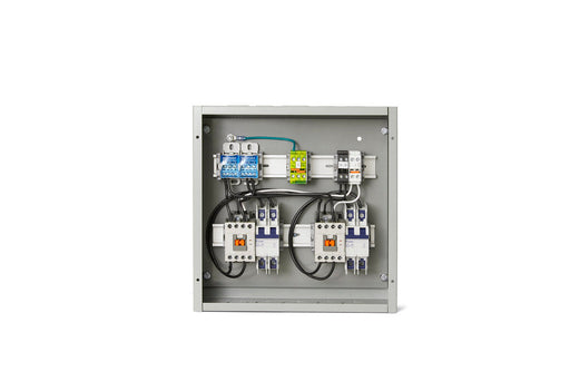 Infratech 14 4710 20B CP-12000-2X Dual Contactor Panel w/ Timer w/ 20 Amp Breaker - Gray Color