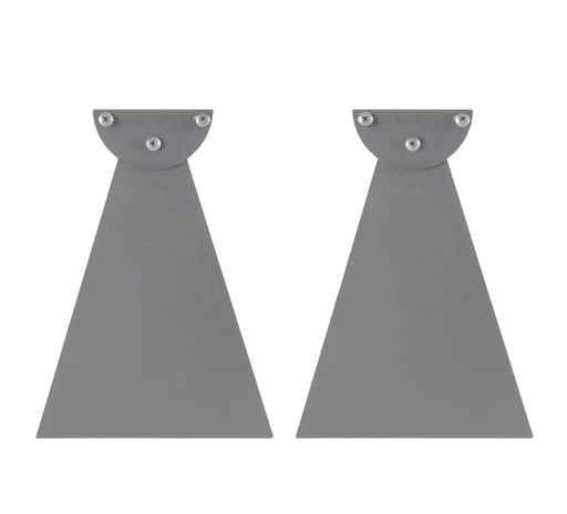 Infratech Heater Extended 8 Inch Pair of Brackets 22 1171GR - W/WD Series - Gray