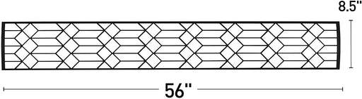 Infratech BL2S61 Single Element Craftsman Motif Upgrade Kit For 61 Inches Heaters - Black Color