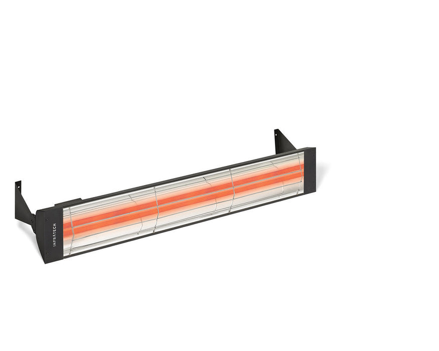 Infratech WD Series Dual Element WD5228BL 5200 Watts 208V 25 Amps Infrared Electric Patio Heater 48 x 8.19 x 3 in. Black Color