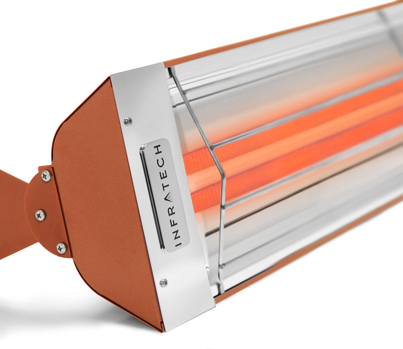 Infratech WD Series Dual Element WD5227CP 5200 Watts 277V 18.8 Amps Infrared Electric Patio Heater 48 x 8.19 x 3 in. Copper Color