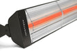 Infratech W Series Single Element W3028BL 3000 Watts 208V 14 Amps Infrared Electric Patio Heater 61.25 x 8 x 3 in. Black Color